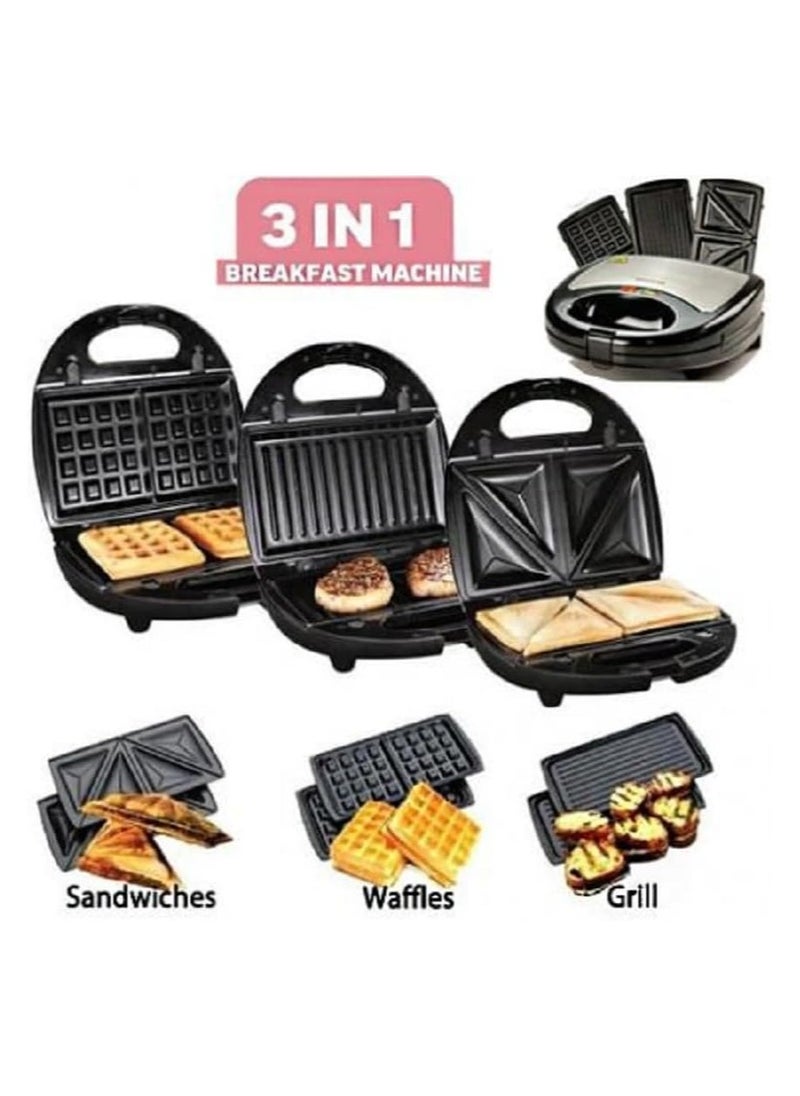 JAMAKY Italy Jamaky 3 in 1 sandwich maker, 1500 watts  - Image 2