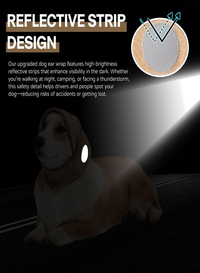 AOOLMOL Dog Ear Muffs Dog Head Ear Warp Noise Protection - Image 4