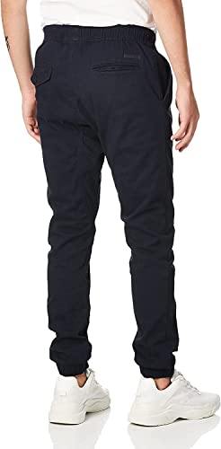WT02 Men's Twill Jogger Pants, New Navy, Adult - Image 3