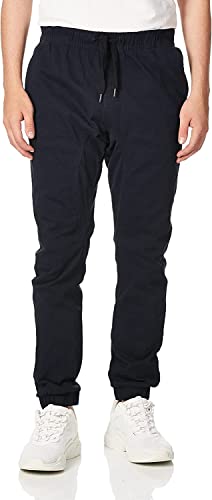 WT02 Men's Twill Jogger Pants, New Navy, Adult - Image 1