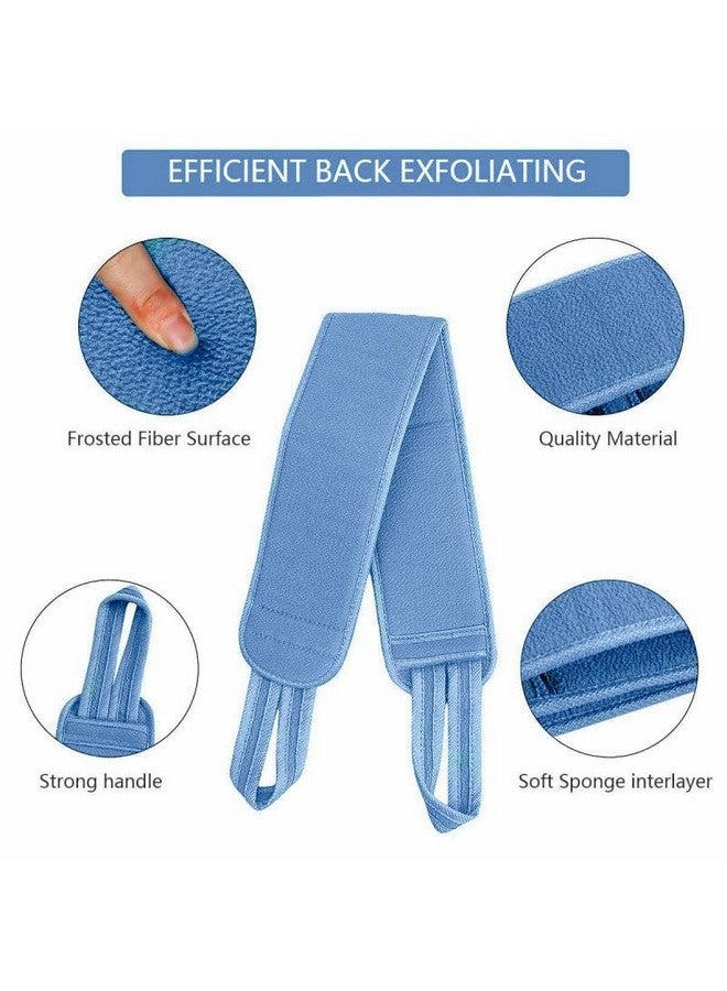 ConvertKitchen 3 Pcs Bath Loofah deep exfoliating Gloves skin Back Scrubber Ball sponge for shower body bathing by women men baby - Image 5