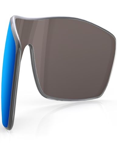 BLAZERBUCK Anti-salt Polarized Replacement Lenses for Oakley Batwolf OO9101 - Ice Blue - Image 2