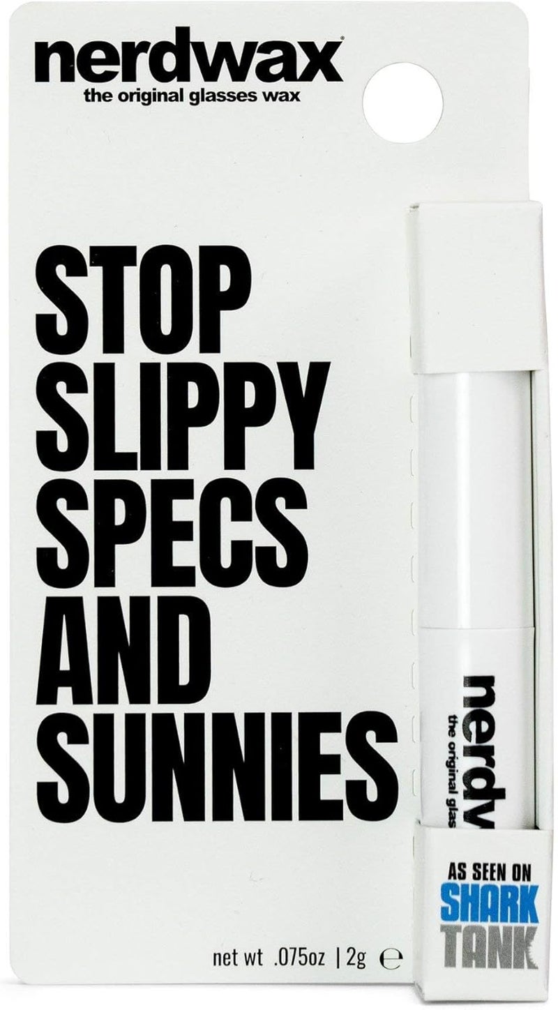 Nerdwax Glasses Wax - Single | Stop Sliding Glasses | Anti-Slip Eyewear Retainer | As Seen on Shark Tank - Image 1