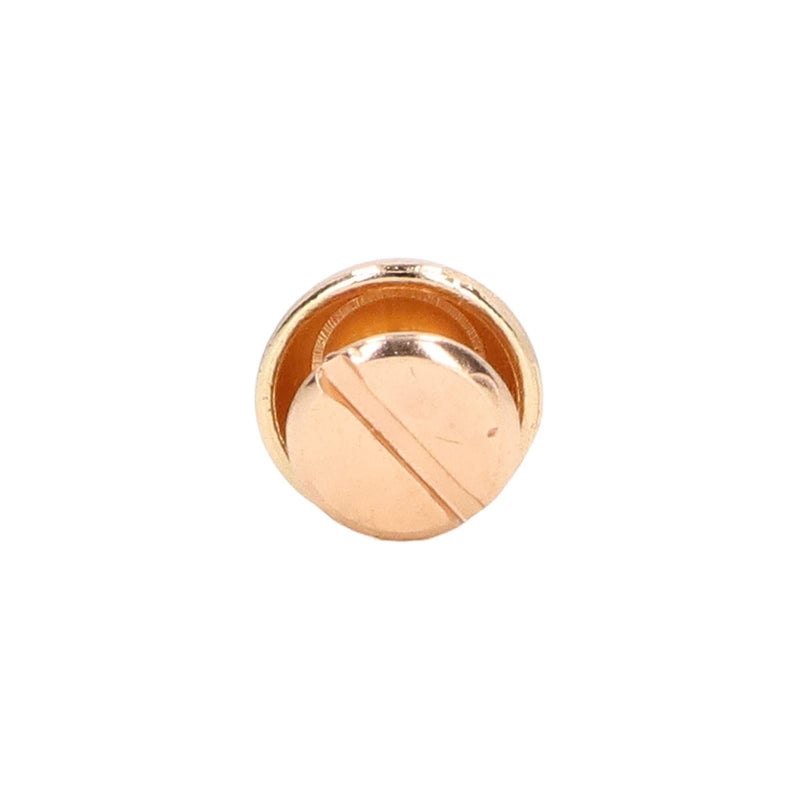 100 Sets 8mm Leather Rivets Kit Round Mushroom Shape Electroplating Decorative Tubular Metal Studs for DIY Craft Punk Clothing Shoes Bags Pet Collars Gold - Image 4