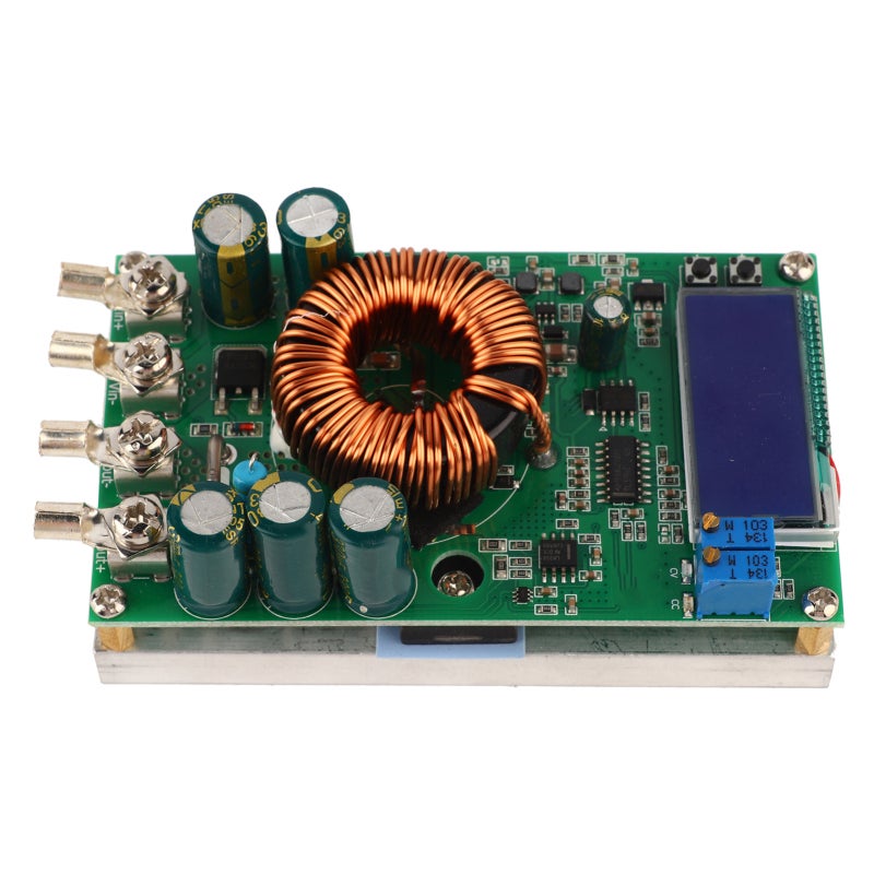 Step Down Voltage Adjustable Power Supply Module LCD Display 7-50V to 0-36V 20A Overcurrent Protection - Constant Current LED Driver Module for Battery Charging - Image 1