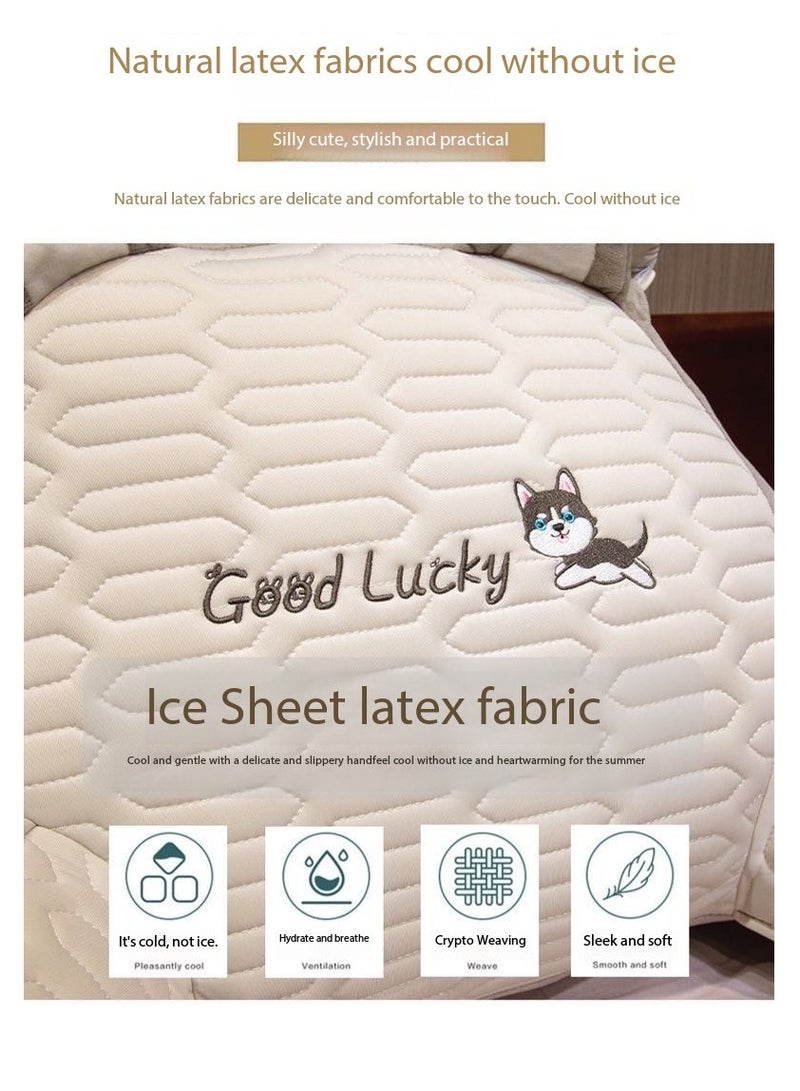 Reading Pillow with Detachable Neck Roll & Arms - Backrest Pillow Memory Foam Bed Rest, Ergonomic Lumbar Support, Removable Washable Cover - Large Ultra-Comfy Cushion for Reading, Watching TV, Gaming in Bed/Couch（Cat-70*50cm） - Image 3
