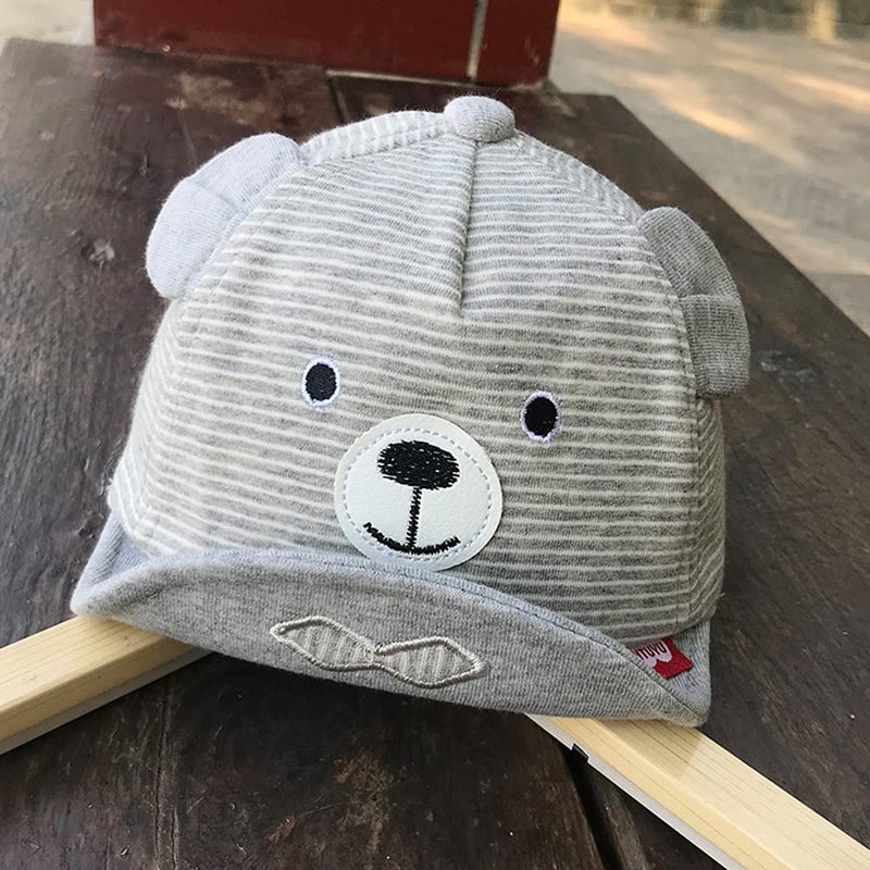 Weradau Sun Hat for Baby Boy Girl, Soft Cotton Hat for Baby Toddler, Kids Baseball Caps for Little boy Girl Spring Summer Sun hat (3-12 Months - Image 2
