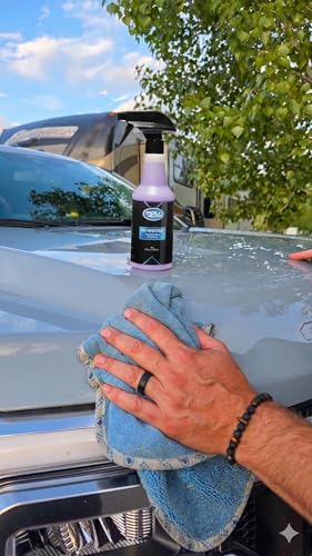 Poli Glow Poli Super Spray® Waterless Cleaner–No Rinse Car, Boat & RV Wash Streak-Free, High Gloss, Non-Abrasive Safe for Gelcoat, Fiberglass, Painted Surfaces, Glass, Plastic, Rubber & Vinyl–Quick & Easy - Image 5