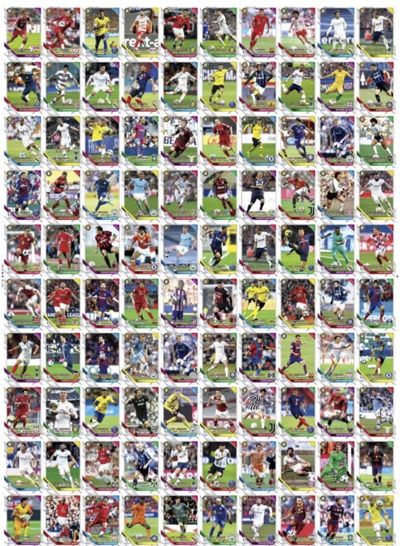إيهوم مجموعة بطاقات نجوم كرة القدم العالمية مكونة من 288 قطعة - Image 3