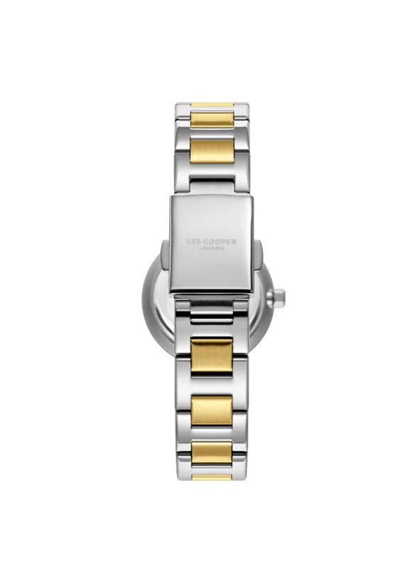 لي كوبر Lee Cooper LC08032.220 Women's Analog Display Watch & Metal Strap Silver