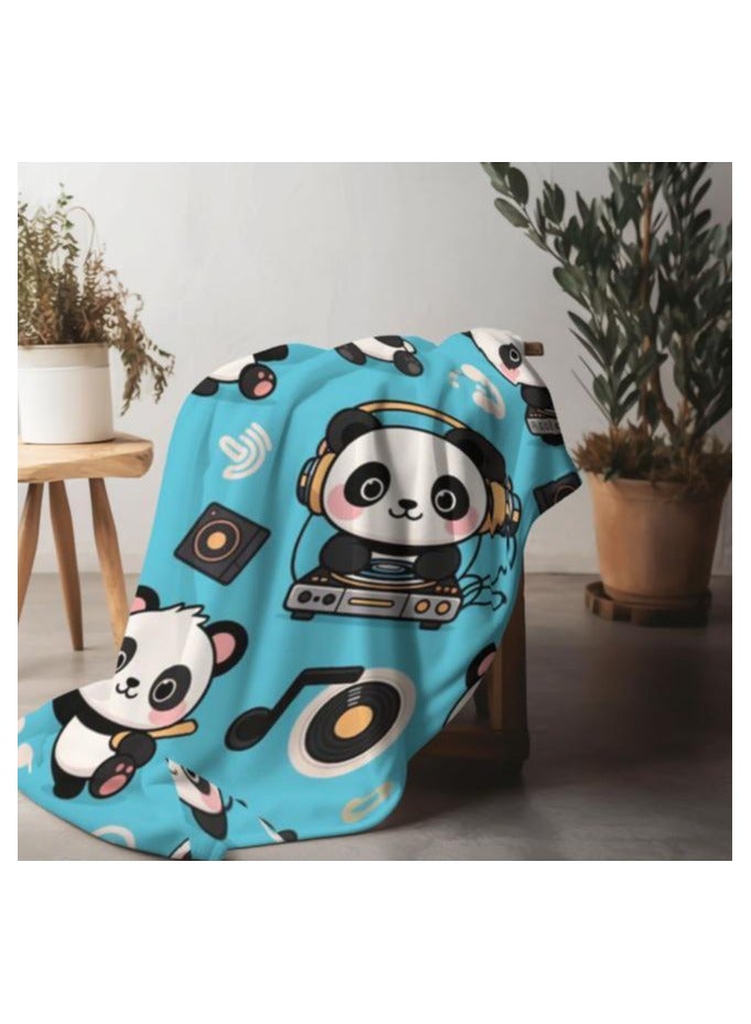 عام بطانية رقيقة من الفانيلا الكرتونية للأطفال أو الطلاب (دافئة ومريحة ومناسبة للنوم والألعاب) 100 سم * 150 سم - Image 1