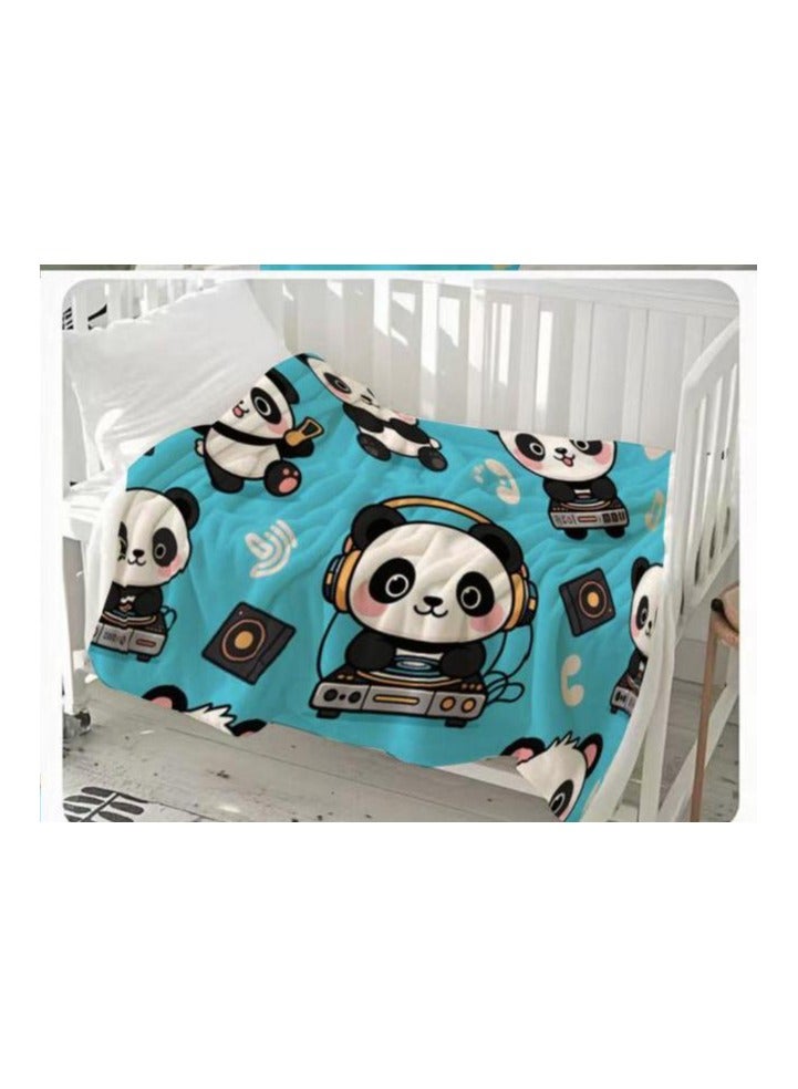 عام بطانية رقيقة من الفانيلا الكرتونية للأطفال أو الطلاب (دافئة ومريحة ومناسبة للنوم والألعاب) 100 سم * 150 سم - Image 3