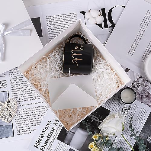 Elephantpackage Elephant-package Medium Gift Box with Lids, Ribbon and Paper Filler, for Birthdays, Mother's Day, Bridal Showers, Weddings, Baby Showers - Collapsible, 8.7", 1 Pack, White - Image 5