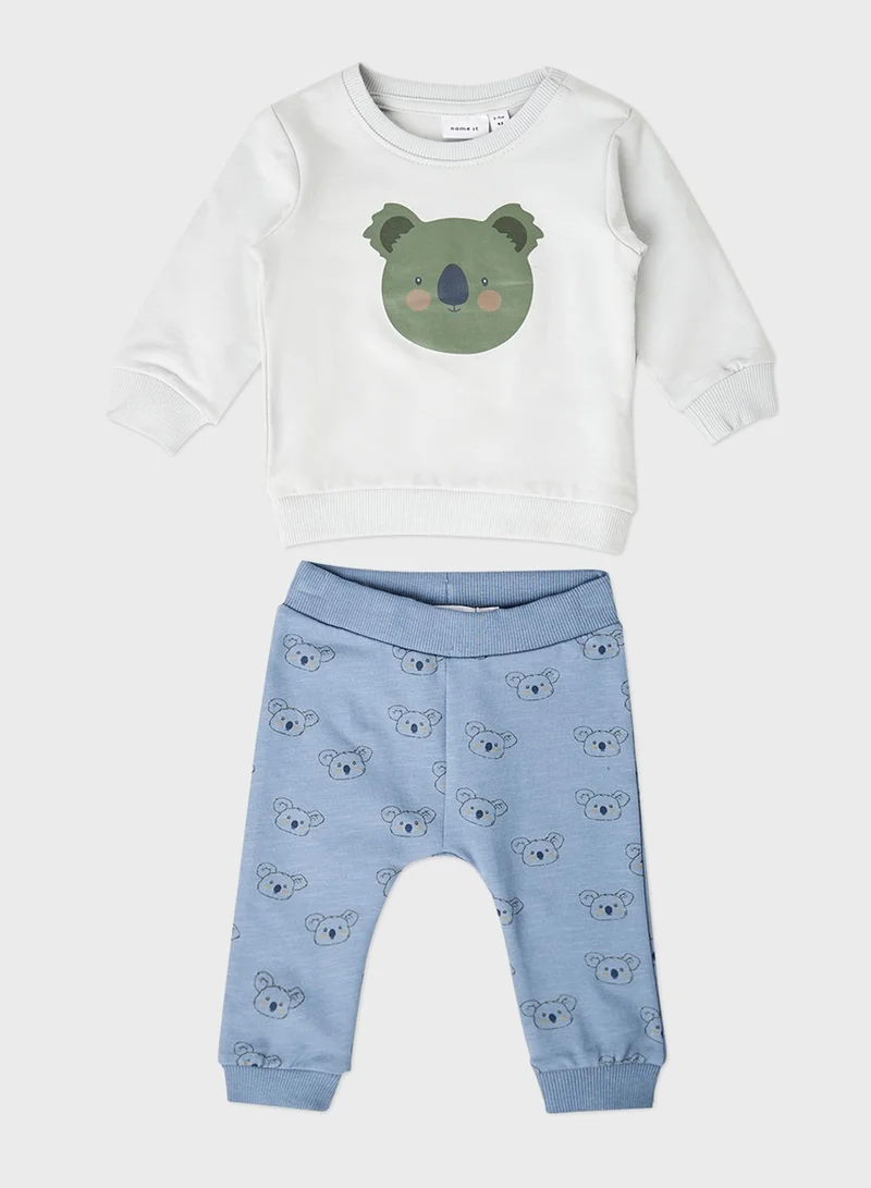 NAME IT Kids Koala Bear Sweat Set