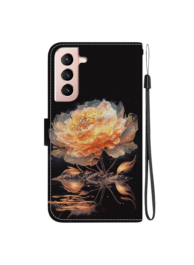 اس-توب جراب لهاتف Samsung Galaxy S21+ 5G جراب هاتف جلدي برسومات ملونة وملمس كريستالي - Image 3