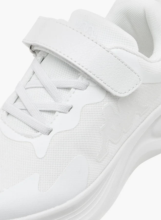 Kappa Girls' Logo Detail Sports Shoes with Hook and Loop Closure