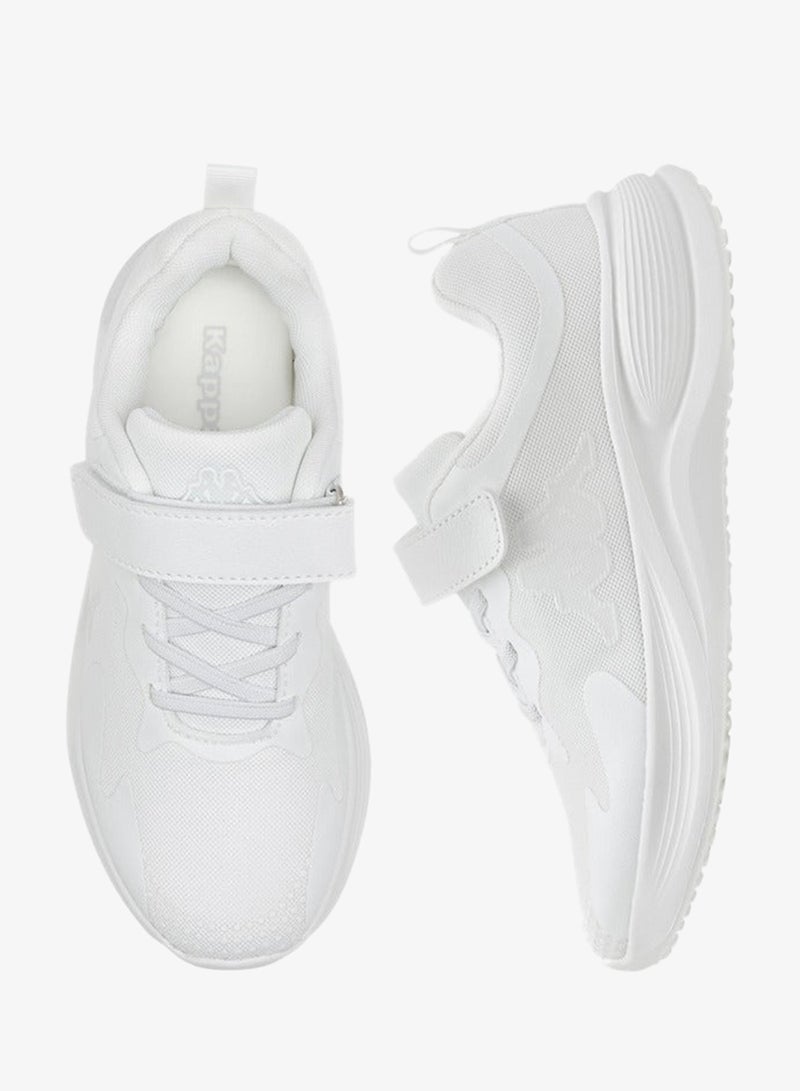 Kappa Girls' Logo Detail Sports Shoes with Hook and Loop Closure - Image 3