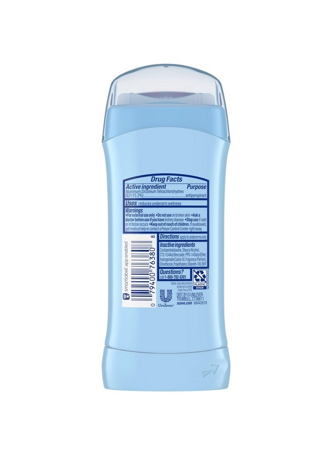 Suave - Suave Deodorant for Women, Powder Scent, 4-Pack - Antiperspirant Deodorant with 24H Sweat & Odor Protection, 2.7 Oz Ea - Image 1