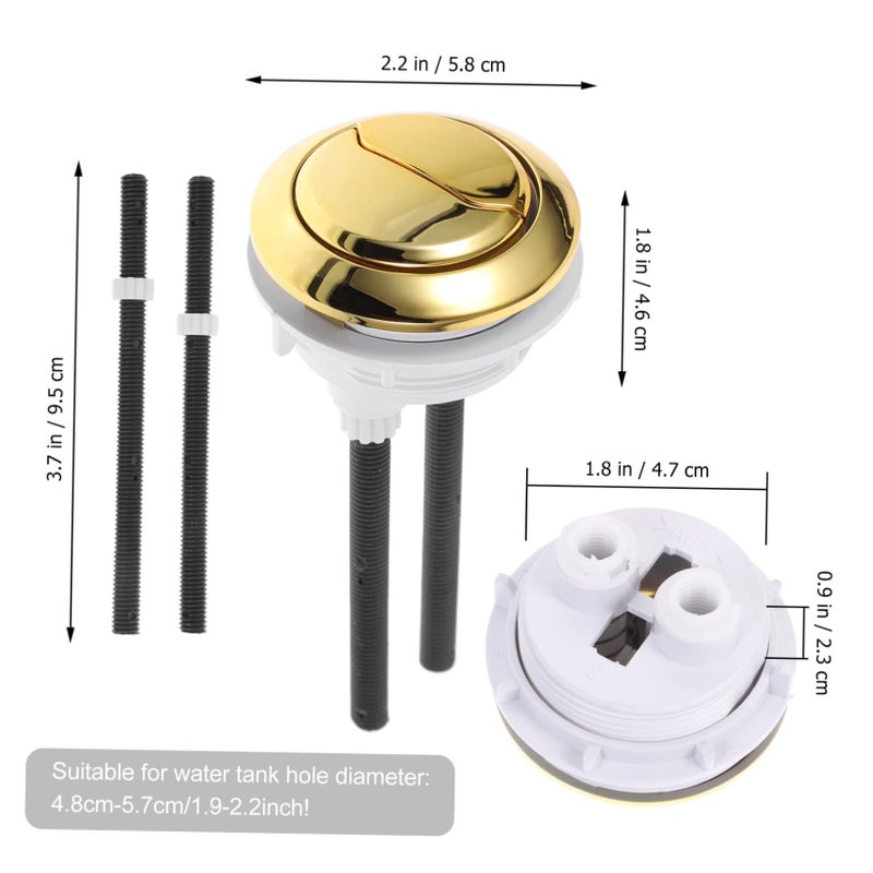 Random Color Dual Flush Button Replacement Kit For Toilet Tank - Image 3