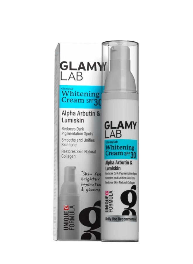 GLAMY LAB WHITENING ALPHA ARBULUMISKIN CREAM SPF30 50GMTIN & - Image 1