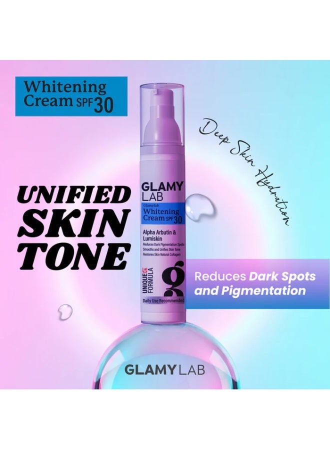 GLAMY LAB WHITENING ALPHA ARBULUMISKIN CREAM SPF30 50GMTIN & - Image 4