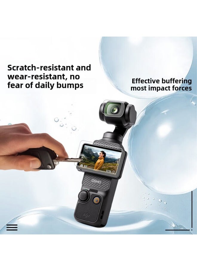 Suitable For DJI Osmo Pocket 3/2 Film Digital Camera Screen Lens Film AR Anti-reflection Low Reflection-Color: Dji Osmo Pocket2-screen Film  - Image 4