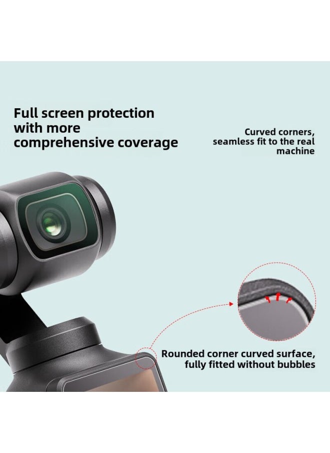Suitable For DJI Osmo Pocket 3/2 Film Digital Camera Screen Lens Film AR Anti-reflection Low Reflection-Color: Dji Osmo Pocket2-screen Film  - Image 5
