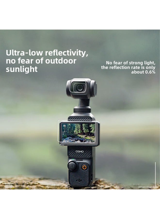 Suitable For DJI Osmo Pocket 3/2 Film Digital Camera Screen Lens Film AR Anti-reflection Low Reflection-Color: Dji Osmo Pocket2-screen Film  - Image 3