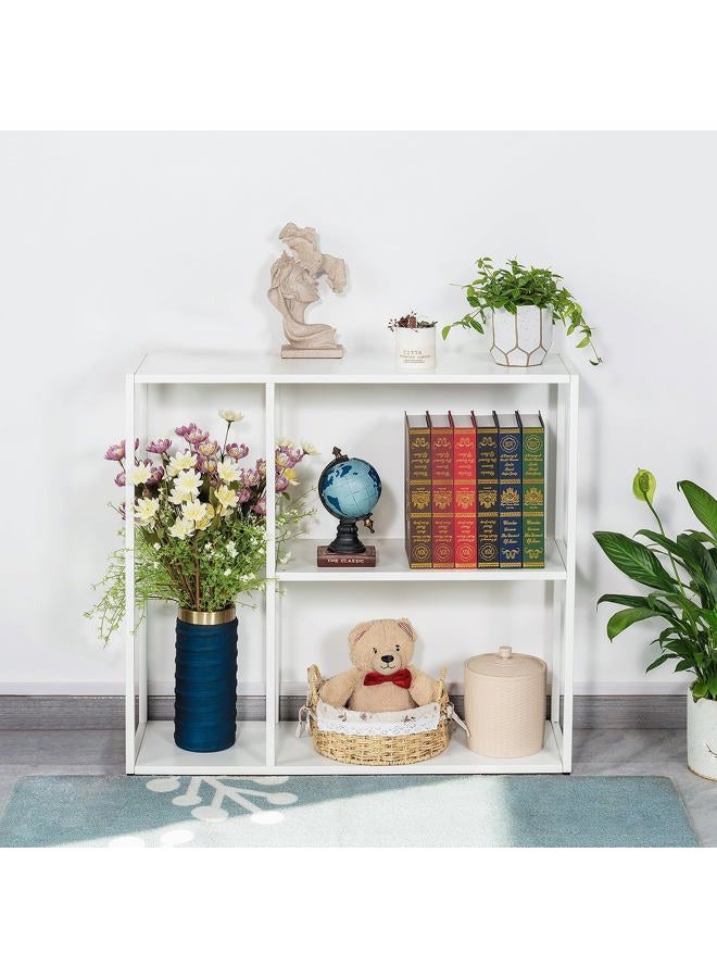 HDANI Console Table, Narrow Entryway Table, 3 Tier Metal Hallway Table, 9.8''Dx31.5''Wx29.7''H(White) - Image 3