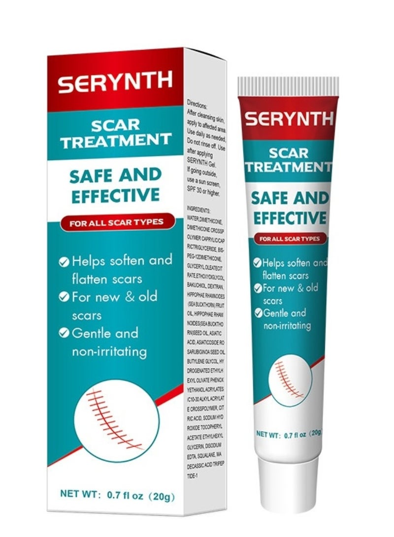 SERYNTH Scar Treatment Cream Scar Gel Helps Soften And Flatten Scars For New And Old Scars Gentle And Non-irritating 20g - Image 1