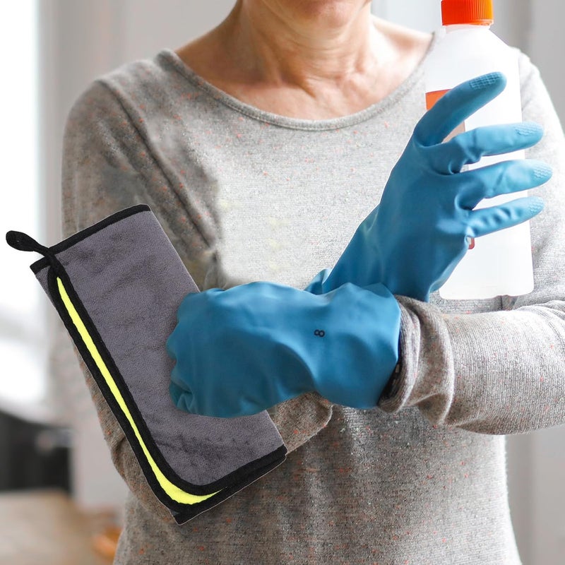 منشفة Vaguelly Super Absorbent لغسيل السيارات، مقاس 30×60 سم، مصنوعة من ألياف دقيقة، مثالية لتنظيف وتجفيف السيارات. - Image 5