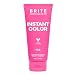 BRITE Vegan Instant Color - Semi-Permanent Hair Color, Nourishing Formula Lasts 5-30 Washes - Perfect for Pre-Lightened & Blonde Hair - Temporary Dye for Women & Men (Pink, 3.38 Fl Oz) - Image 2