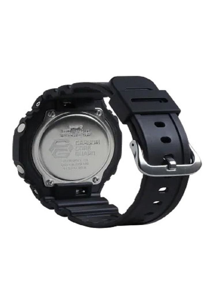 G-SHOCK Casio Men Watch G-Shock Analog Digital Black Neon Accent Dial Resin Band GA-2100-1A2DR.  - Image 3