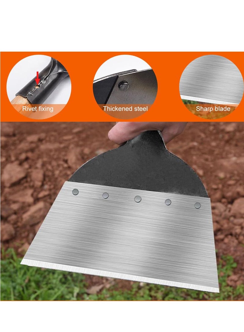 Excefore Multifunctional Garden Tool, Garden Shovel, Multi-Functional Outdoor Garden Cleaning Shovel, Stainless Steel Cleaning Shovel, for garden cleaning, weeding, planting farm - Image 4