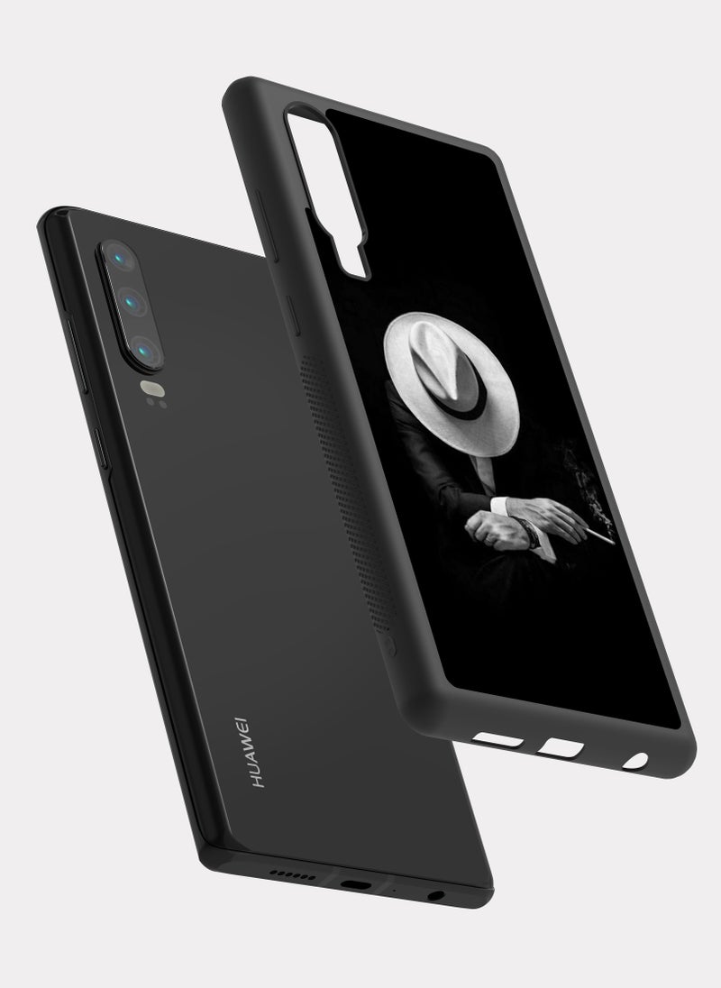 بكسلات كفر هواوي بي 30 رجل لابس قبعة ابيض - Image 2