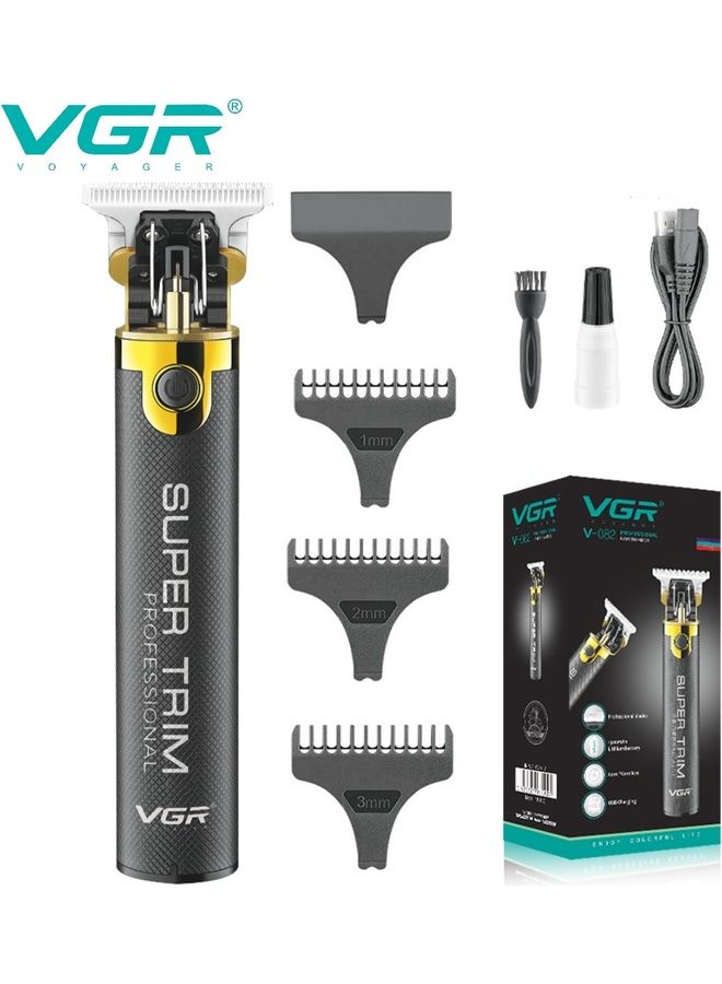VGR Cordless Professional Hair And Beard Trimmer Black - Image 1