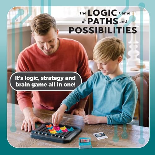 Brand Conquer Brain Training Puzzle Marble Circuit Logic Game for 1 Player Great Gift for Kids who Like Puzzles & Brain teasers 64 Card Challenges & 24pcs Fun for Kids & Adults Ages 8+ (Logic Game) - Image 3