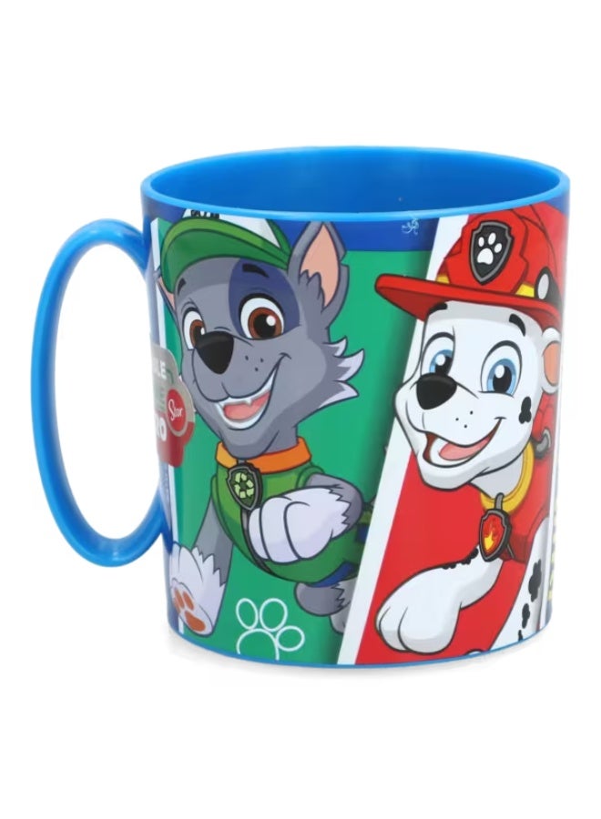 ستور كوب بلاستيكي آمن للاستخدام في الميكروويف، متعدد الألوان، بتصميم شخصيات باو باترول، سعة 350 مل - Image 3