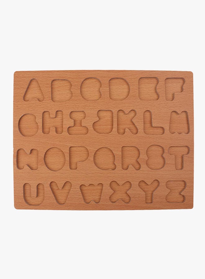 Wooden Puzzle Alphabet Letters Toy - Image 2