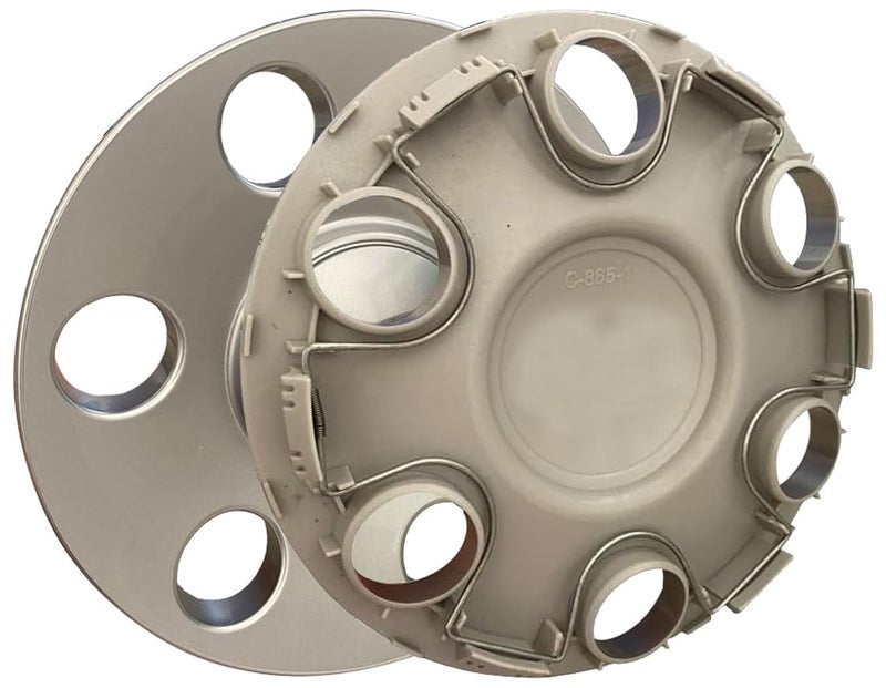 PASENBXCK Silver Wheel Rim Center Hub Cap 7L14-1A096-DB for F150 Expedition 20" Wheel 2010-2014 2Pcs - Image 2
