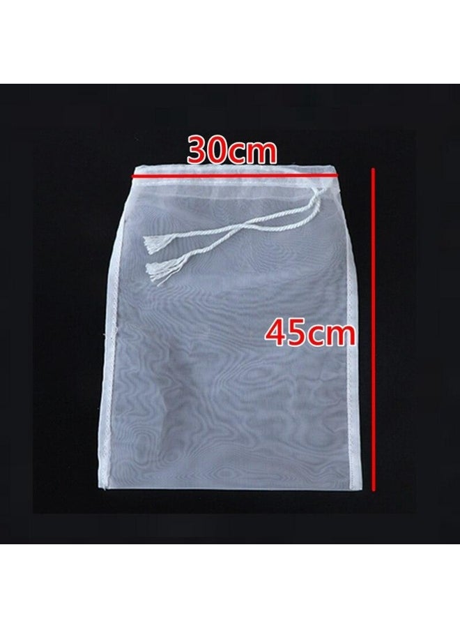 100 Mesh Nylon Filter Nut Milk Bag Net Yogurt Tea Beer Coffee Oil Food Filter Strainers Mesh Kitchen Strainer Bags  - Image 3