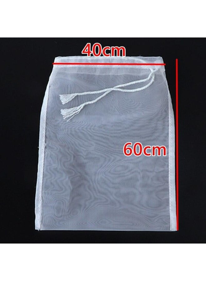 100 Mesh Nylon Filter Nut Milk Bag Net Yogurt Tea Beer Coffee Oil Food Filter Strainers Mesh Kitchen Strainer Bags  - Image 4