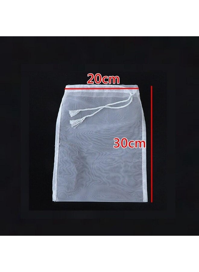 100 Mesh Nylon Filter Nut Milk Bag Net Yogurt Tea Beer Coffee Oil Food Filter Strainers Mesh Kitchen Strainer Bags  - Image 1