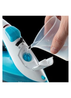 Russell My Iron Steam Iron - 1800W, Ceramic Soleplate, 260ml Tank, 2m Cord, Self-Clean, Blue/White - 1-Year Warranty  - Image 4