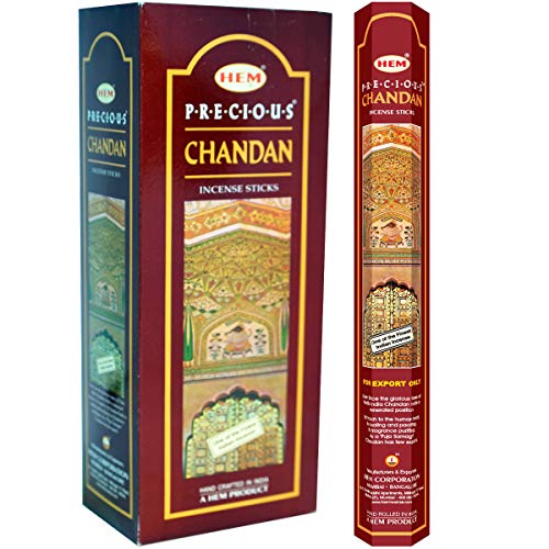 Hem Precious Chandan Incense Sticks Pack of 6 - Image 1