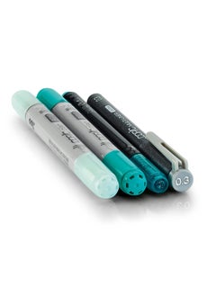 COPIC Copic Marker Doodle Pack, Turquoise  - Image 2