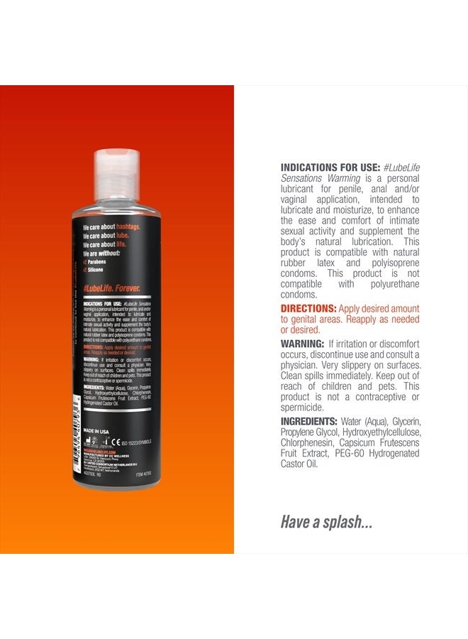 Lube Life Sensations Pleasure Kit Water Based Cooling & Warming Personal Lubricant, for a Tingling and Invigorating Intimate Experience, Lube for Men, Women & Couples, 4Fl Oz (Pack of 2)  - Image 3