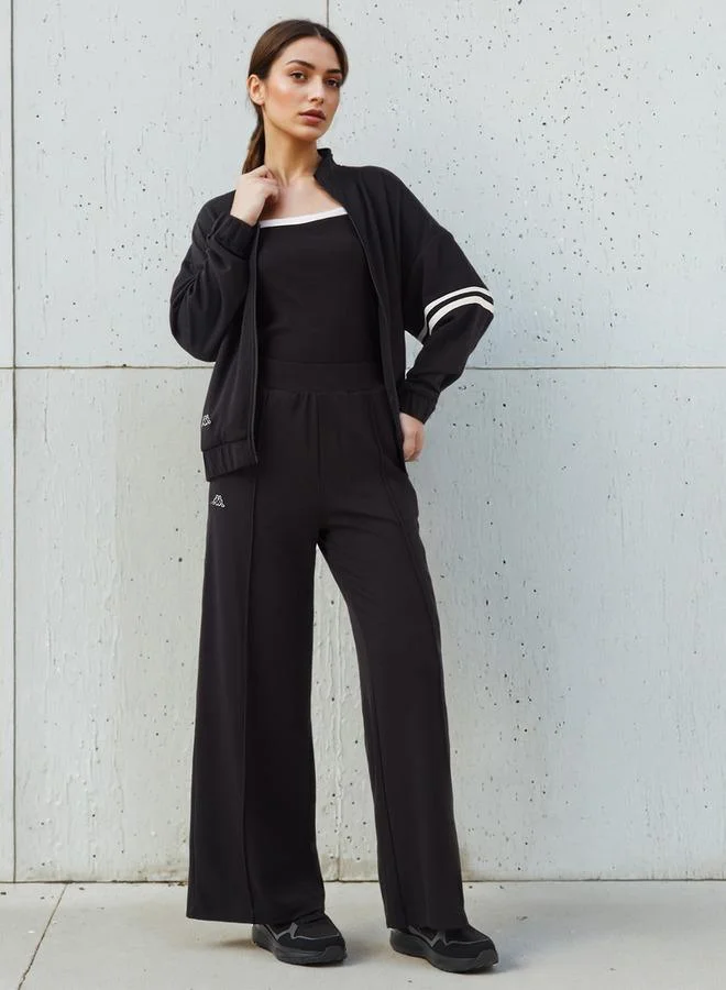 Kappa Kappa Women Wide Leg Soft Touch Track Pants with Pockets