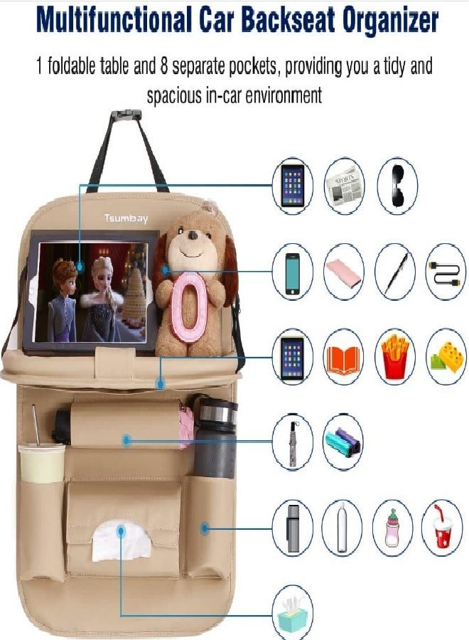 Pu Leather Car Seat Organizer - Image 3