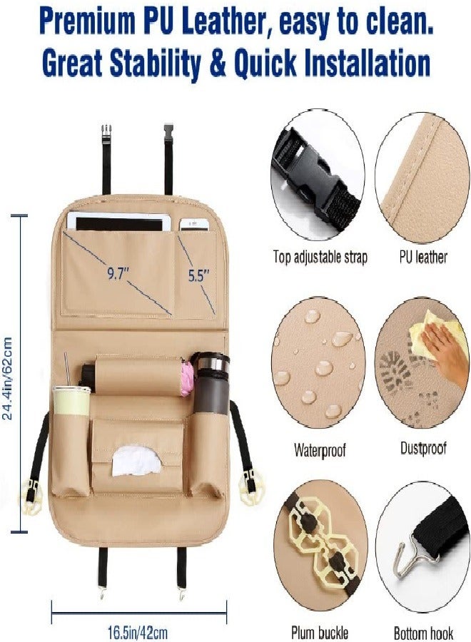 Pu Leather Car Seat Organizer - Image 2